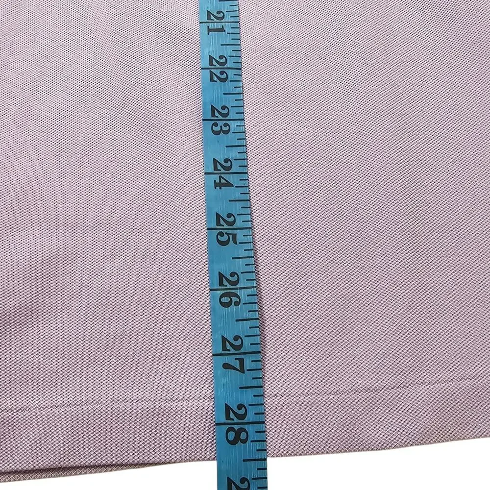 Polo Ralph Lauren Men's Lilac Golf Polo with Grey Pony Classic Fit Size L